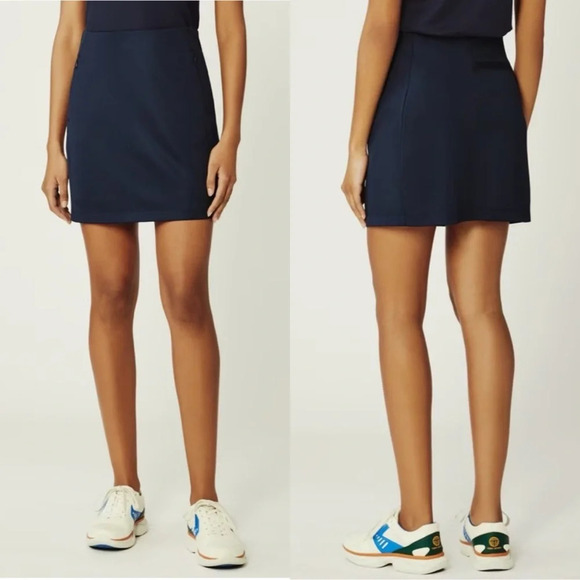 TORY BURCH SPORT Golf Navy Mini Pockets Skort - Picture 1 of 13